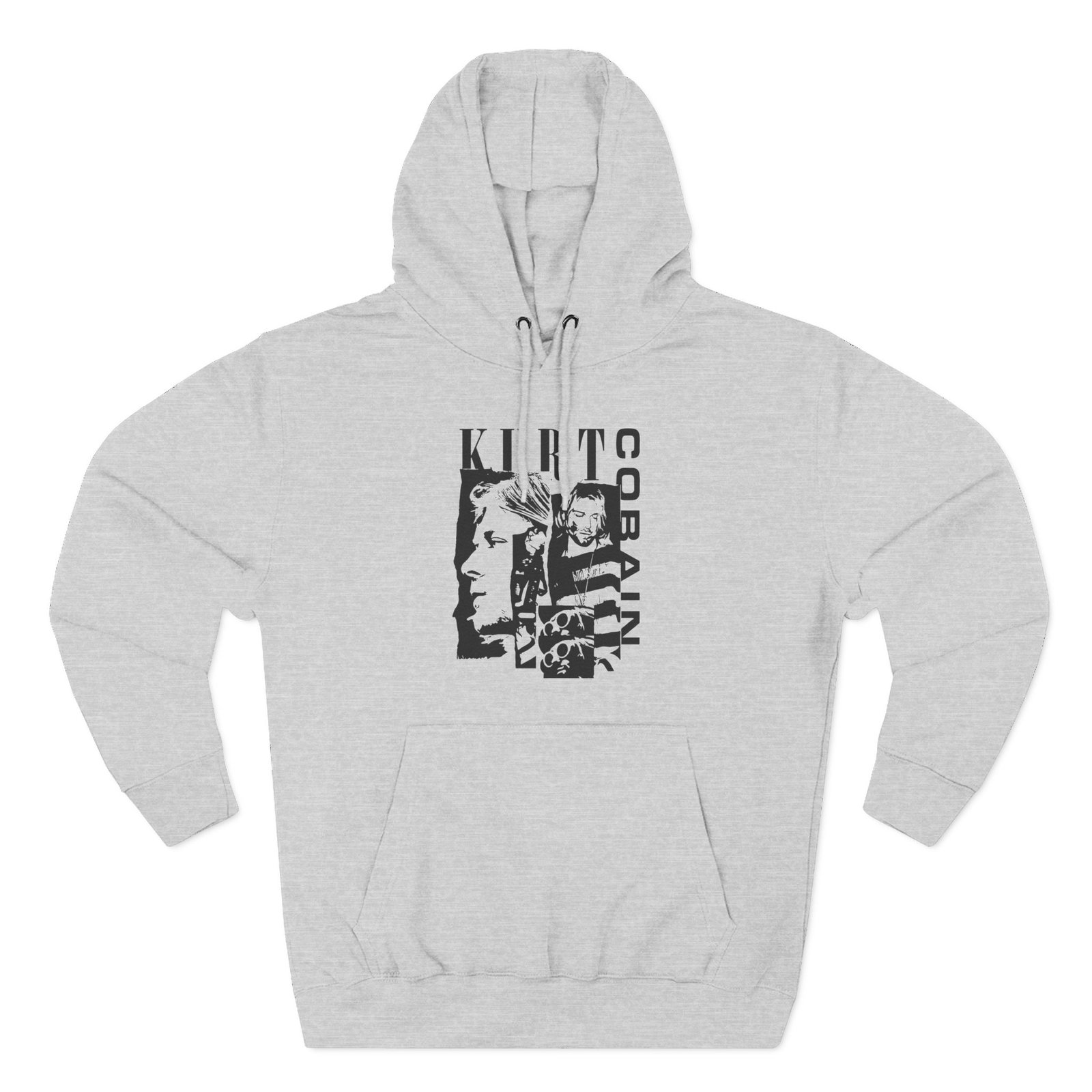Kurt Cobain Three-Panel Fleece Hoodie