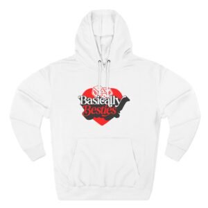 Basically Besties Three-Panel Fleece Hoodie