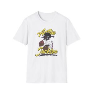 Lamar Jackson The Prodigy Action Unisex Softstyle T-shirt