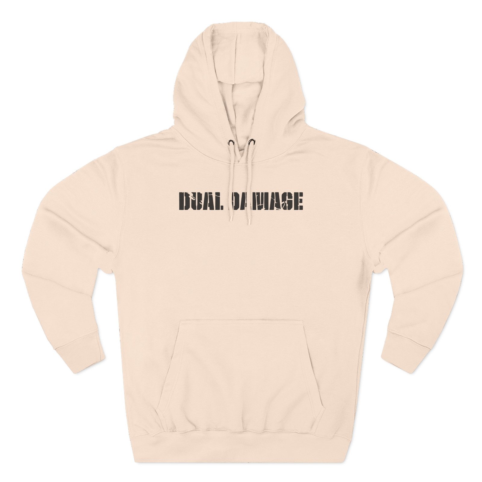 Dual Damage Three-Panel Fleece Hoodie