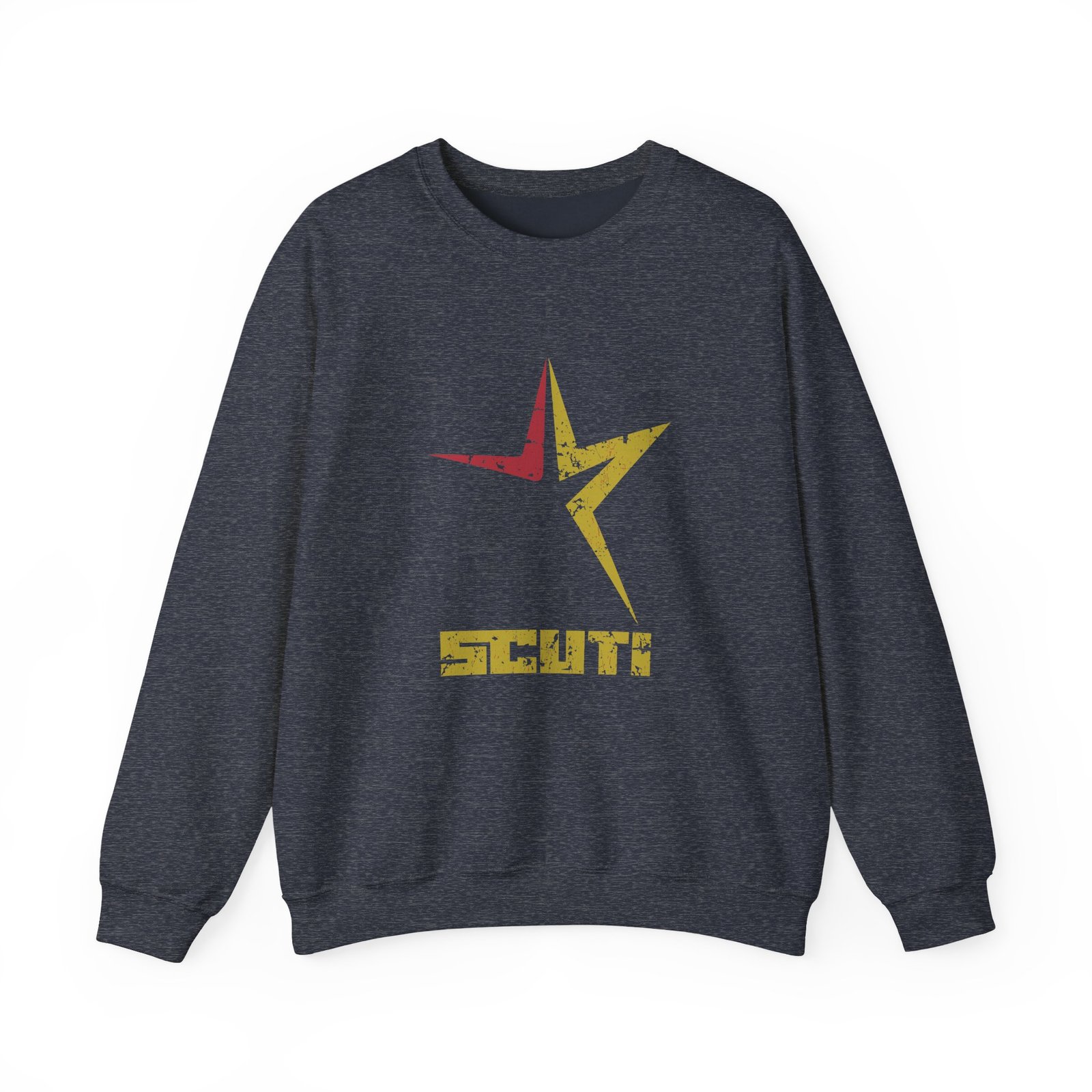 Young Thug Red Yellow Star Unisex Heavy Blend™ Crewneck Sweatshirt