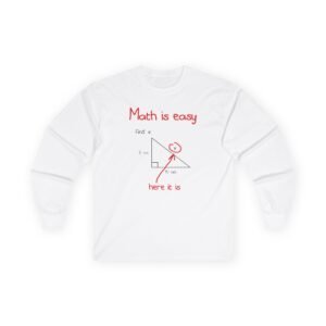 Math Unisex Ultra Cotton Long Sleeve Tee