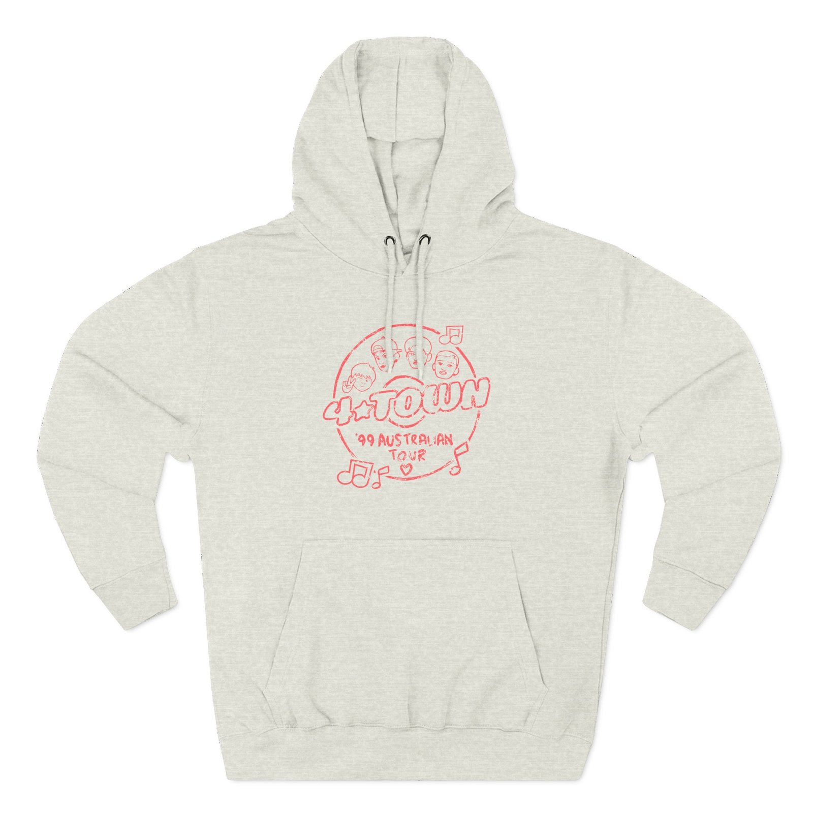 4town 99 Australian Tour Three-Panel Fleece Hoodie
