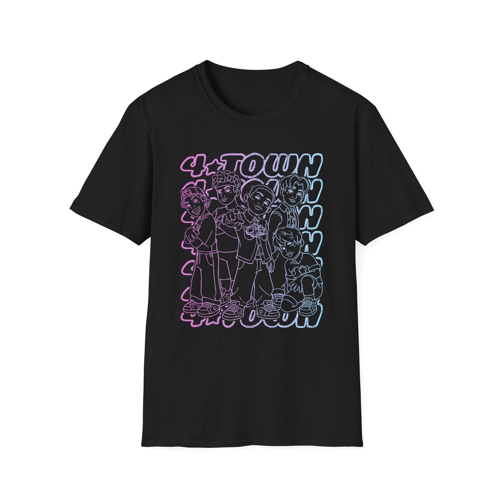 4town 99 Australian Tour Unisex Softstyle T-Shirt