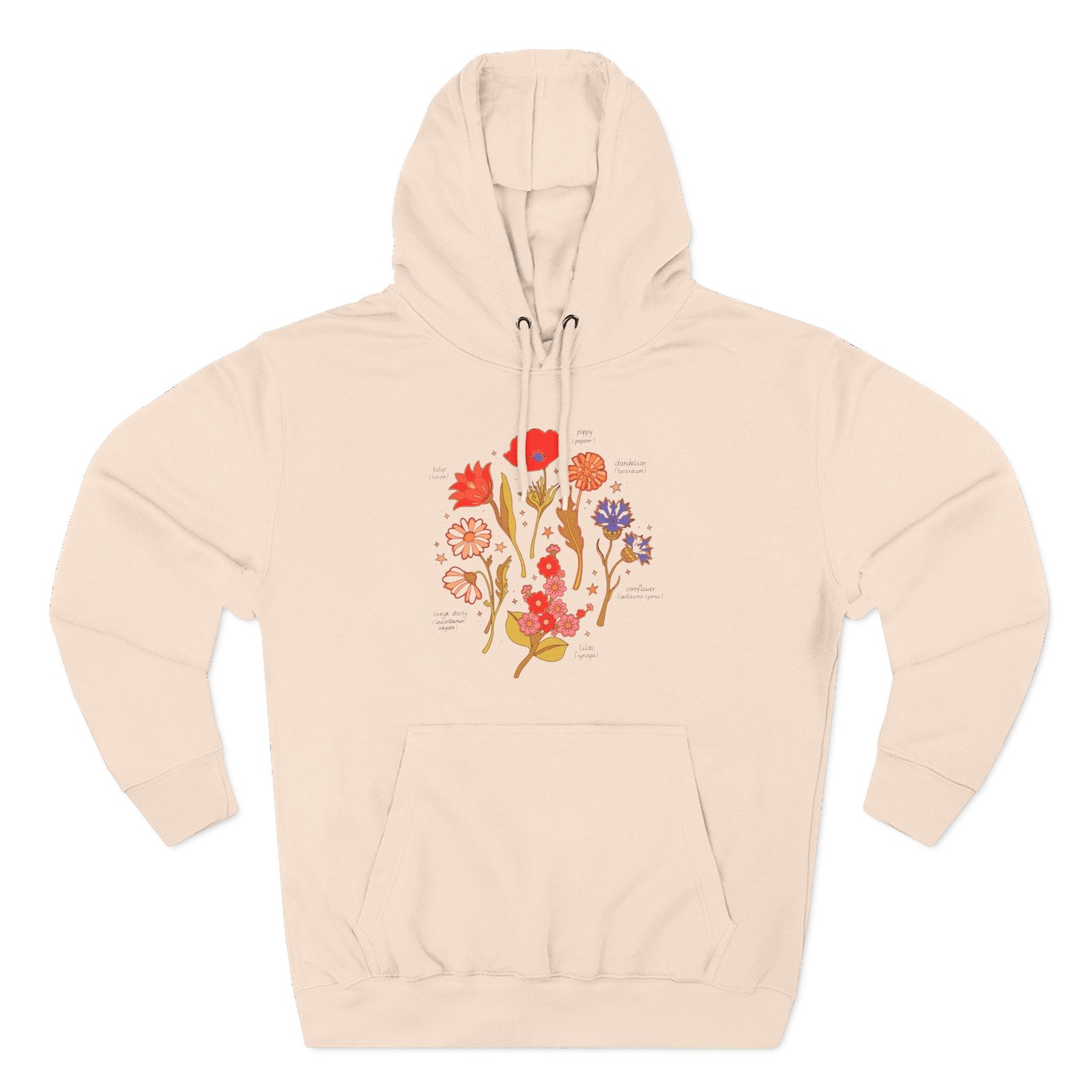 Snifferish Botanical Revival Three-Panel Fleece Hoodie