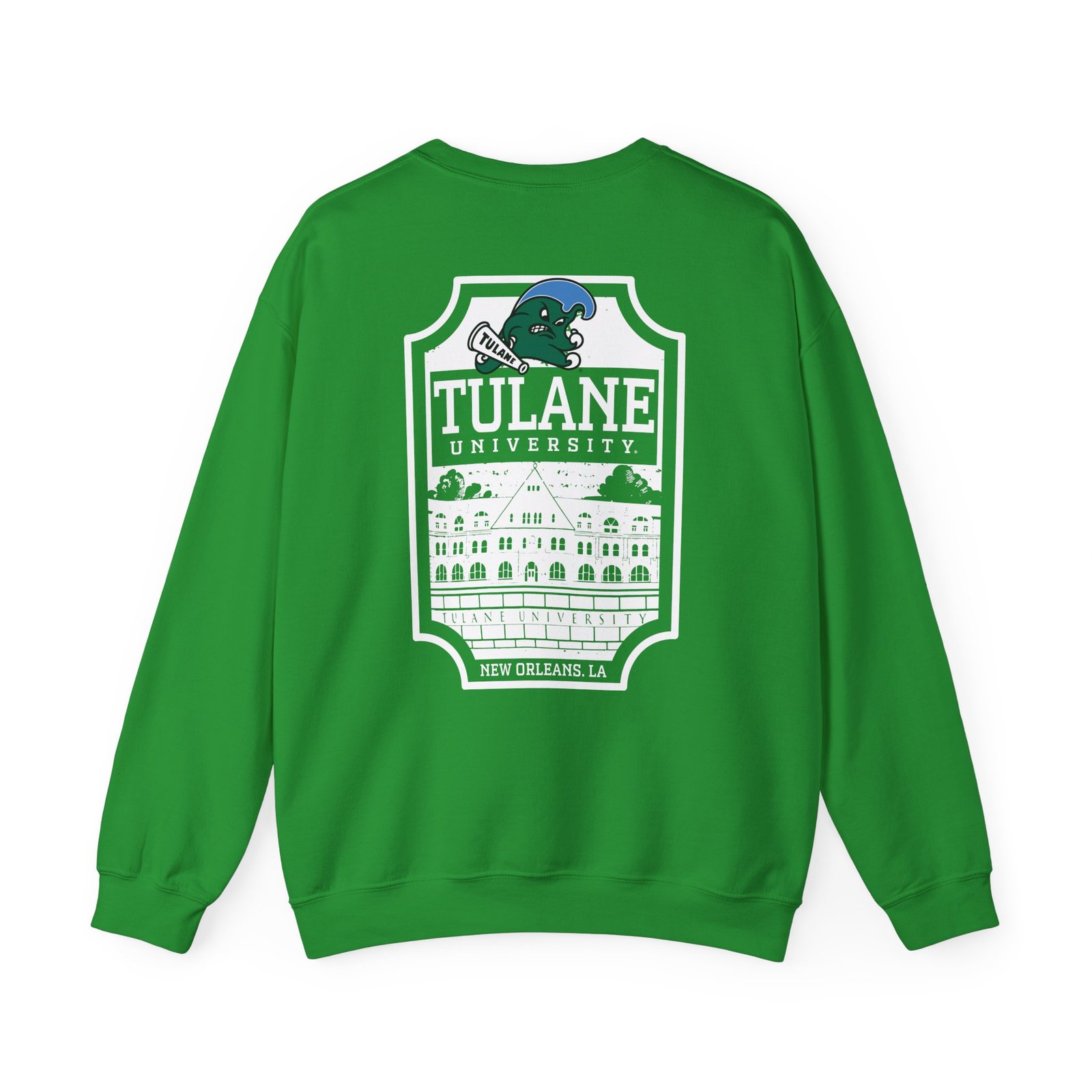Tulane Green Wave Logo Unisex Heavy Blend™ Crewneck Sweatshirt