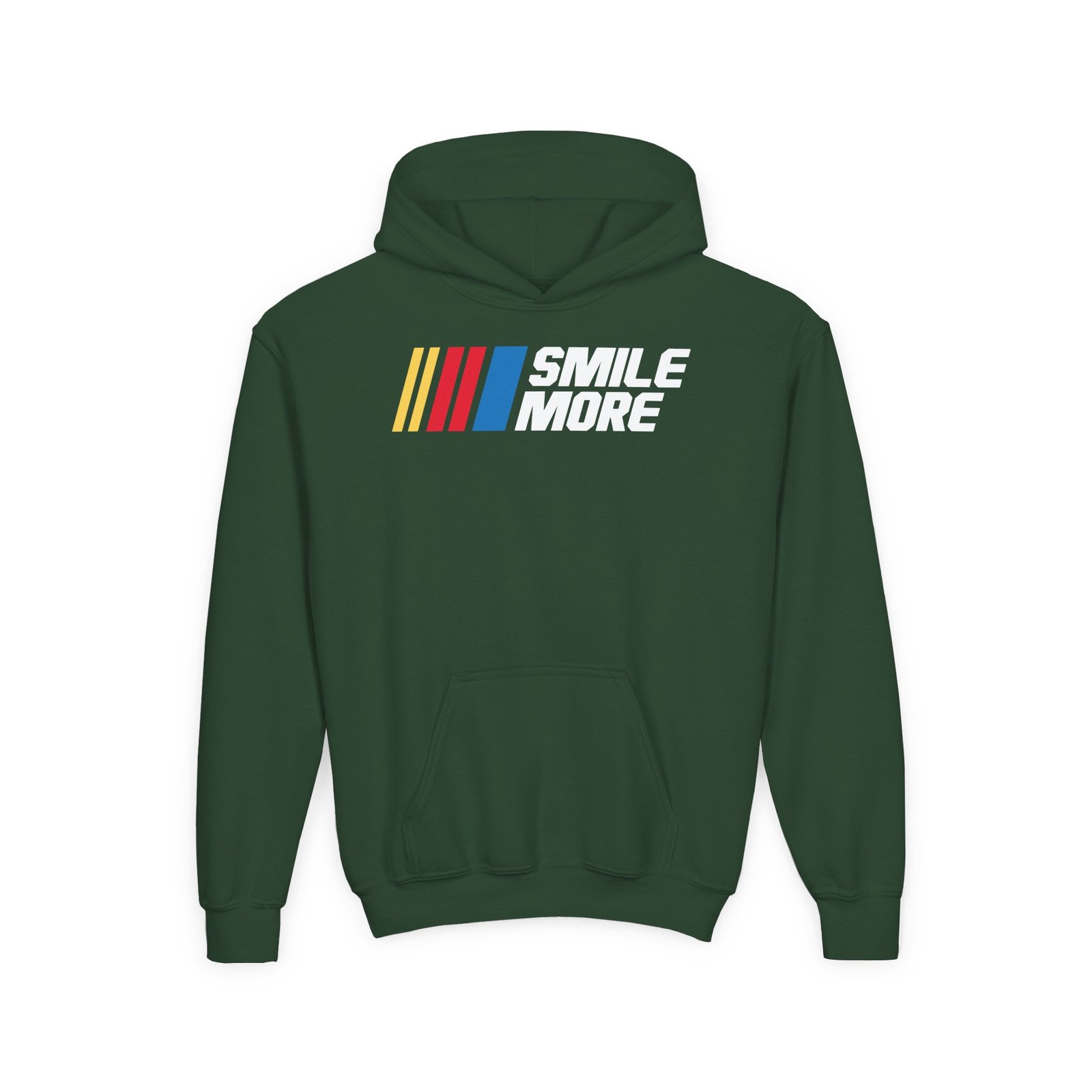 Youth Roman Atwood Smile More Racing Heavy Blend Hooded Sweatshirt