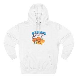 Yung Gravy peach Three-Panel Fleece Hoodie