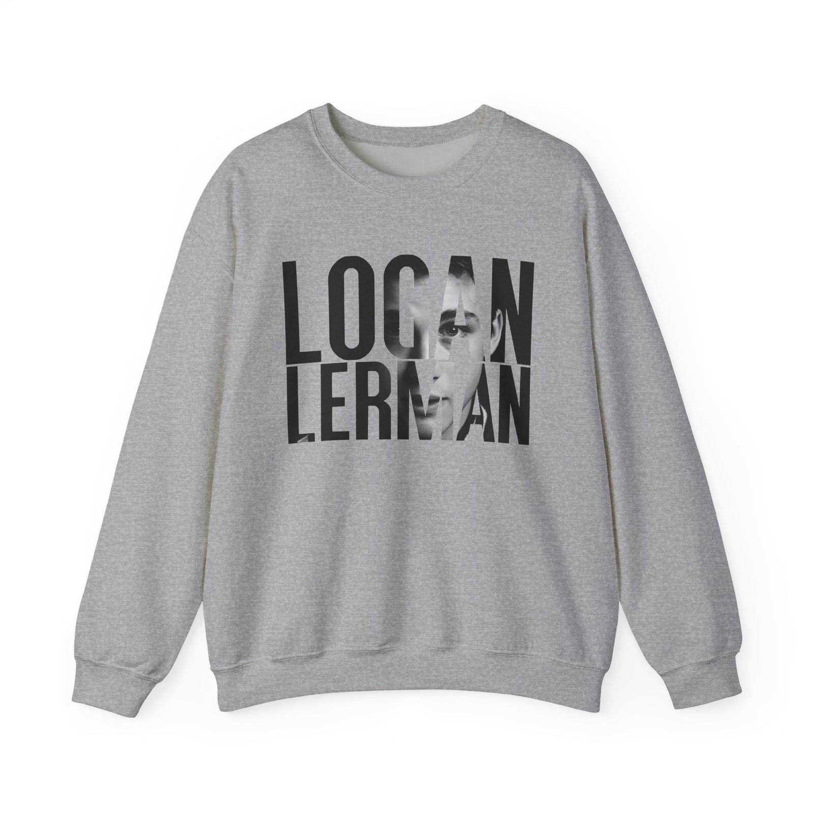 Logan Lerman Unisex Heavy Blend™ Crewneck Sweatshirt