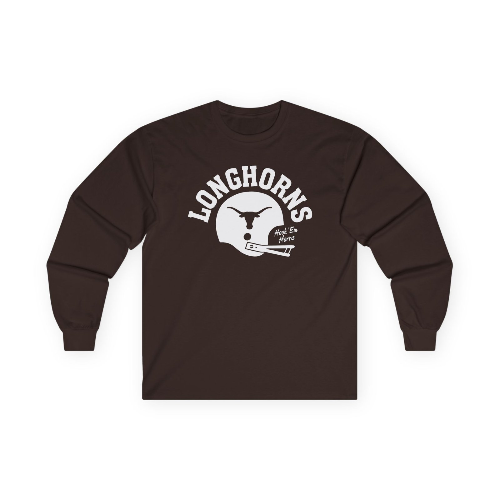 Texas Longhorns Football Hook 'em Unisex Ultra Cotton Long Sleeve Tee