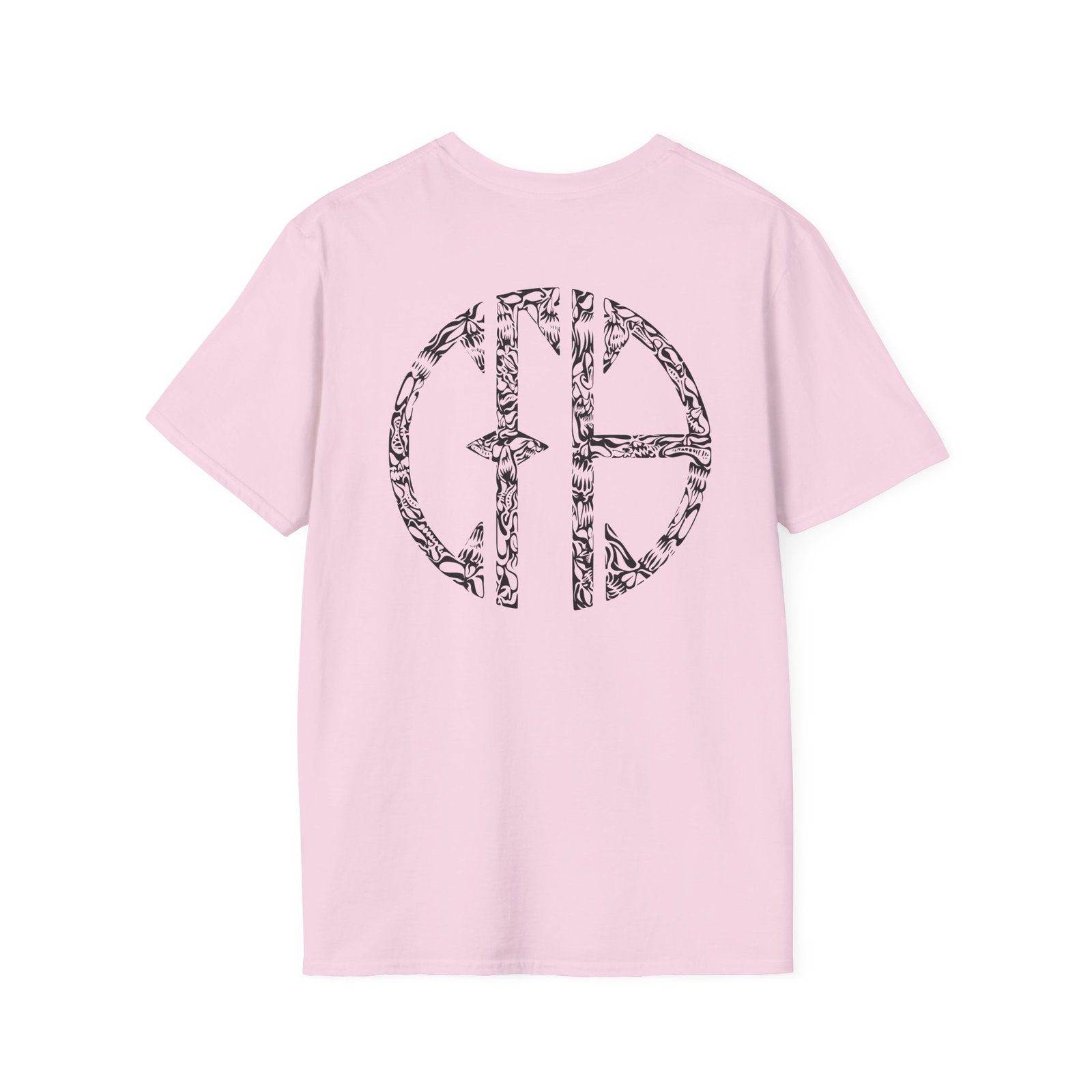 PT Heather Gray Angry Logo Unisex Softstyle T-Shirt