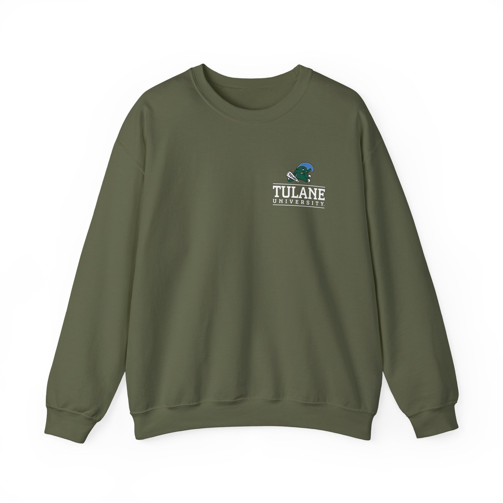Tulane Green Wave Logo Unisex Heavy Blend™ Crewneck Sweatshirt