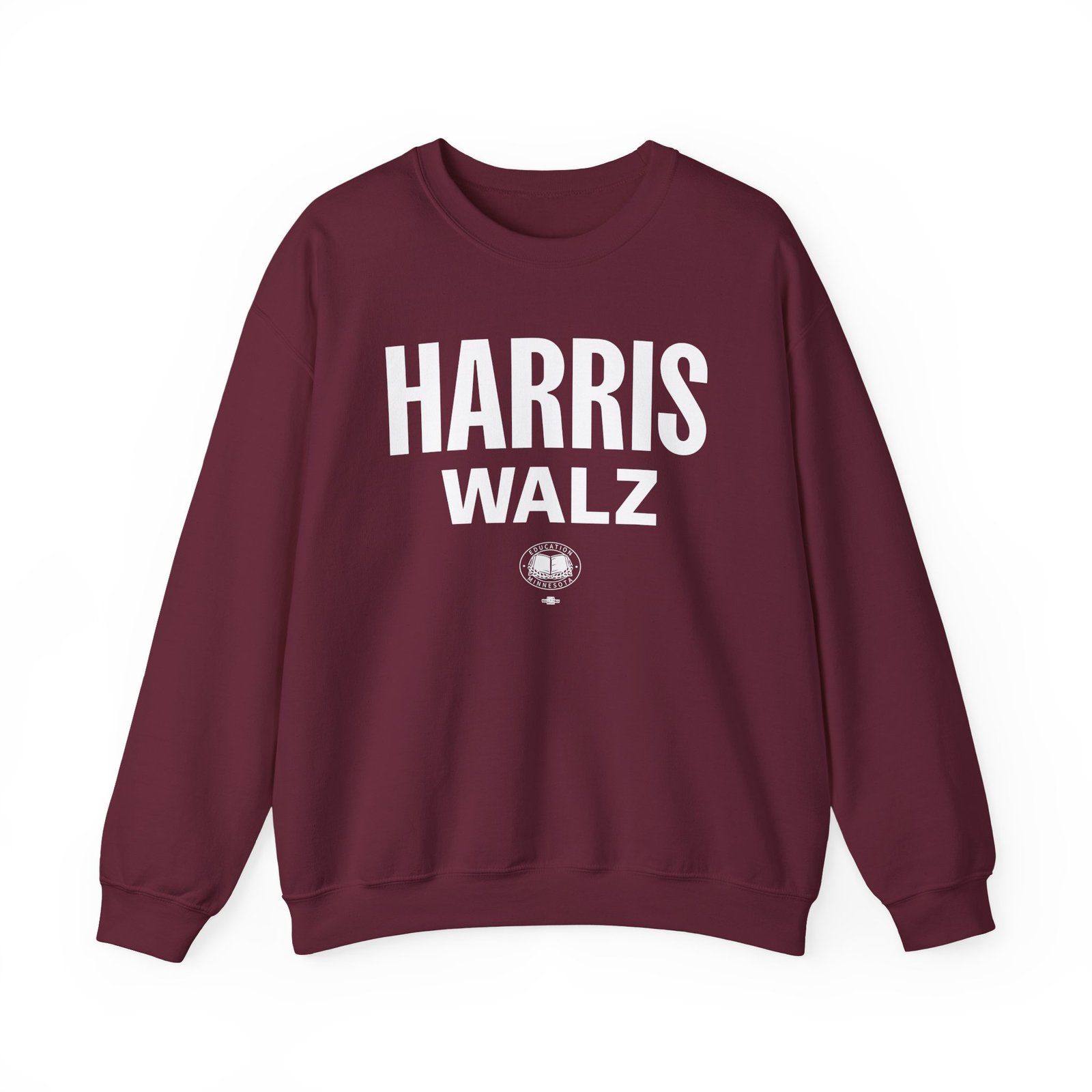 Harris Walz Logo Unisex Heavy Blend™ Crewneck Sweatshirt