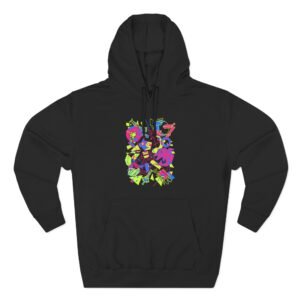 Ena What's the Data, Theta? Three-Panel Fleece Hoodie