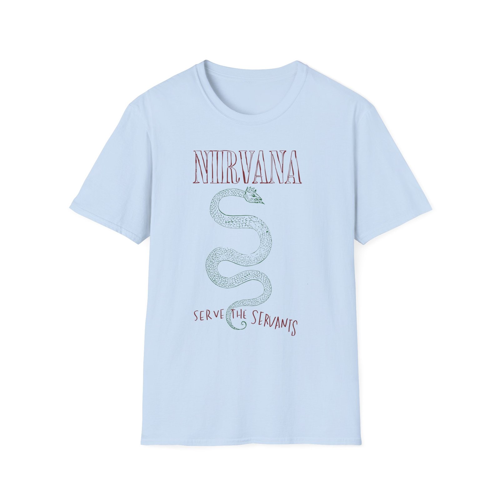Nirvana Serve The Servants Unisex Softstyle T-shirt