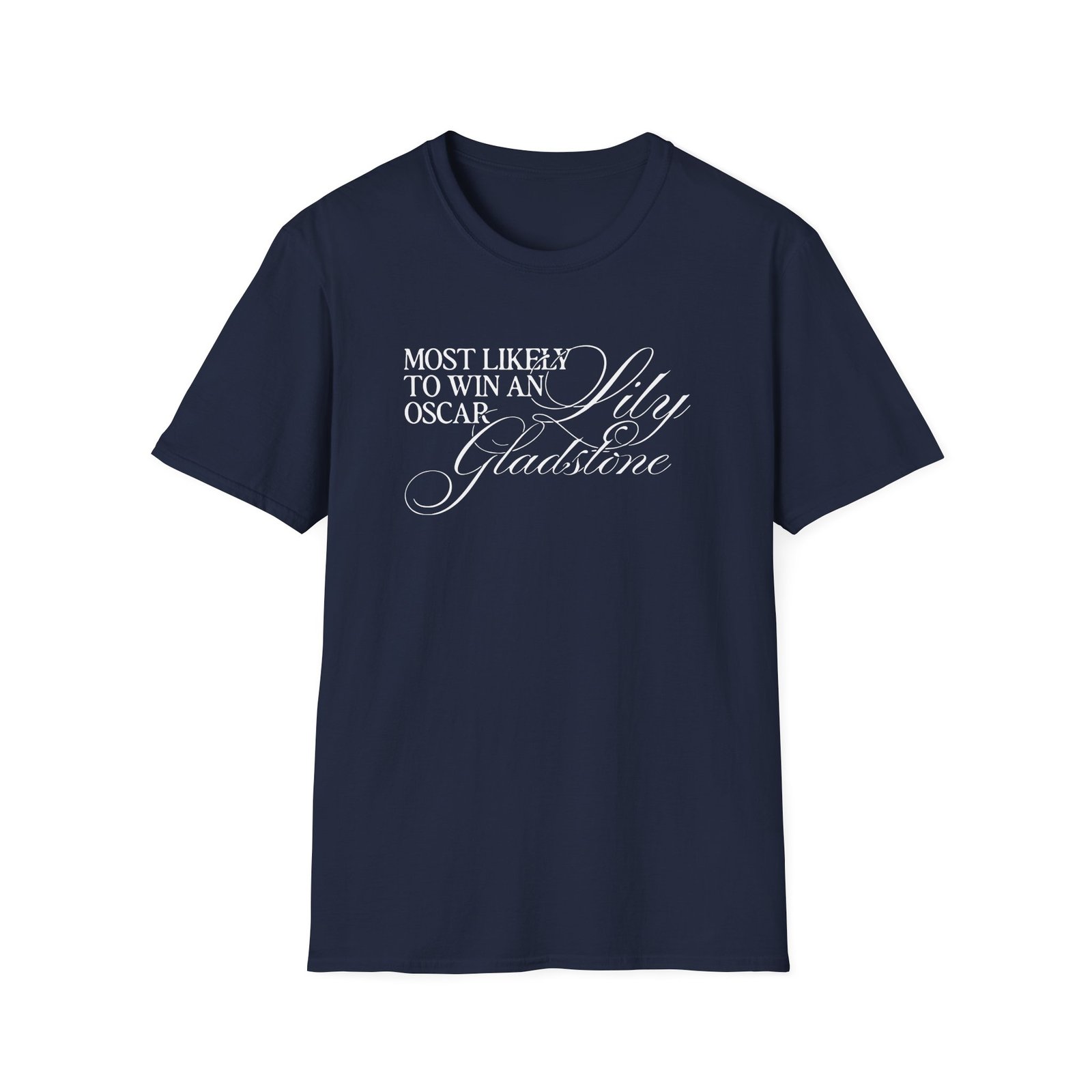 Lily Gladstone Most Likely to Win an Oscar Unisex Softstyle T-Shirt