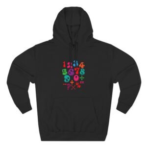 Math Three-panel Fleece Hoodie