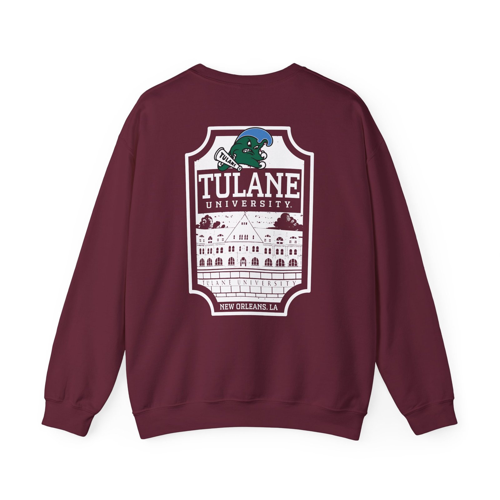 Tulane Green Wave Logo Unisex Heavy Blend™ Crewneck Sweatshirt