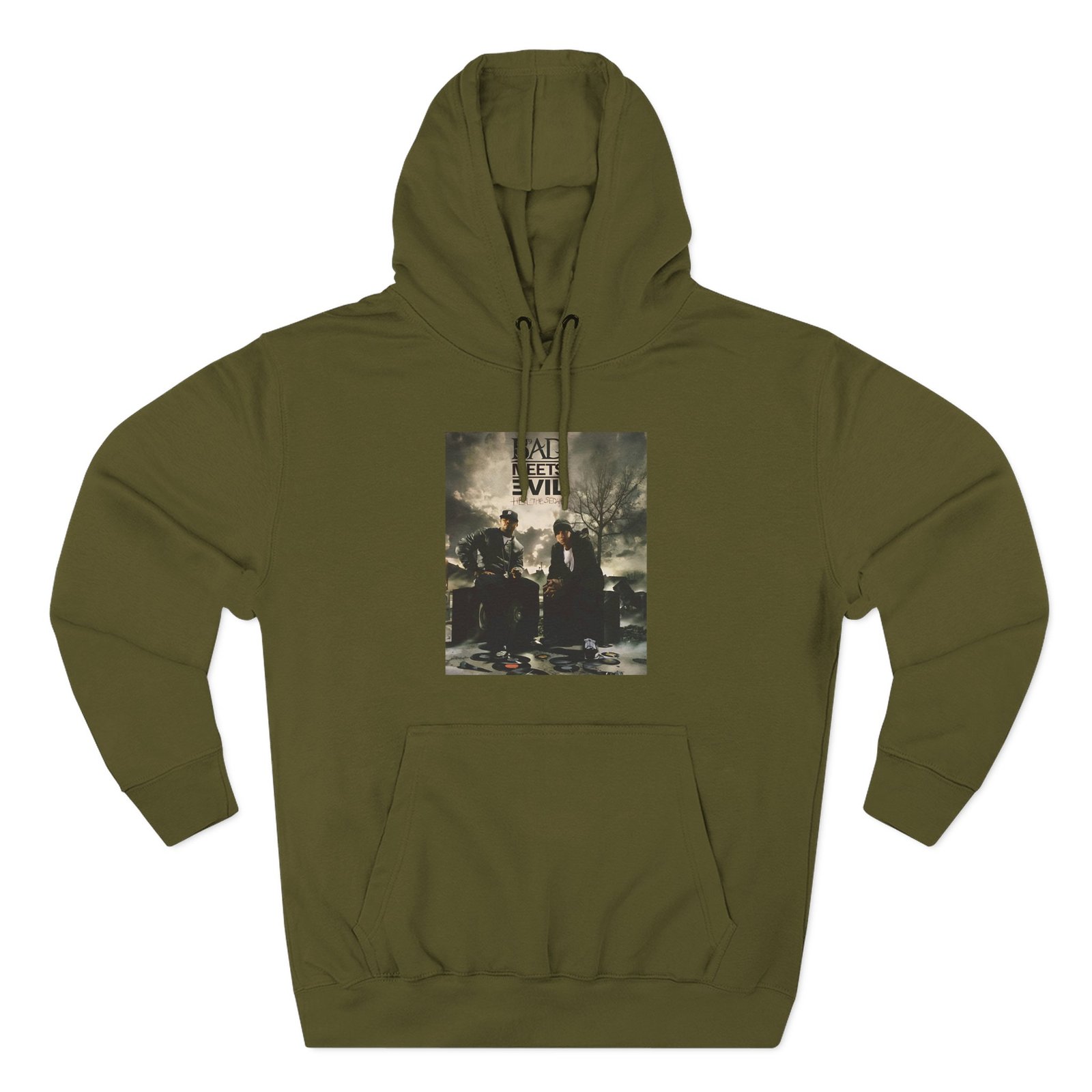 Bad Meets Evil Burnt Three-Panel Fleece Hoodie