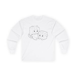 Lankybox Lankybox Color Changing Unisex Ultra Cotton Long Sleeve Tee