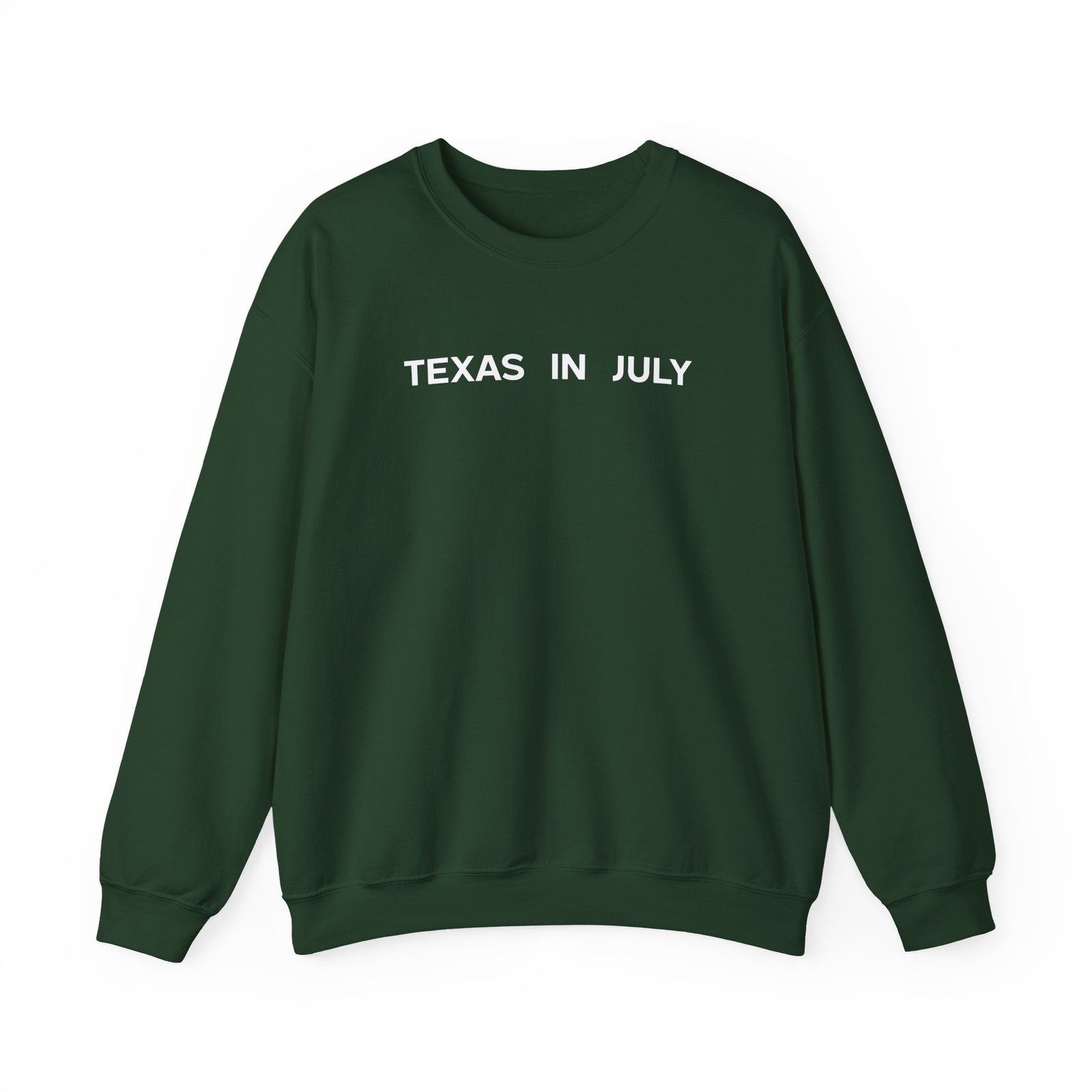 Texas in July Tracklist Unisex Heavy Blend™ Crewneck Sweatshirt