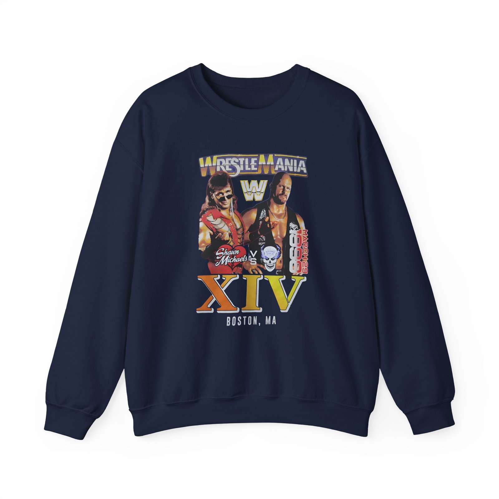 Lauv Wrestlemania Xiv 1998 Boston Unisex Heavy Blend™ Crewneck Sweatshirt