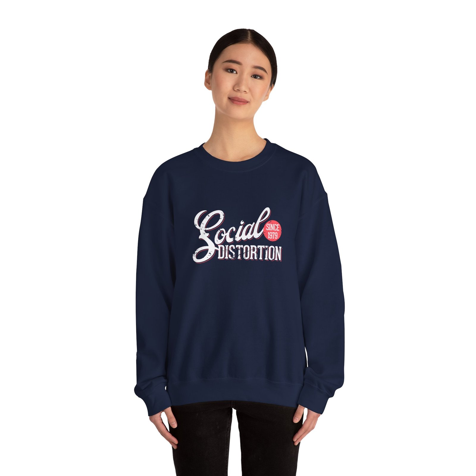 Distortion Social Unisex Heavy Blend™ Crewneck Sweatshirt