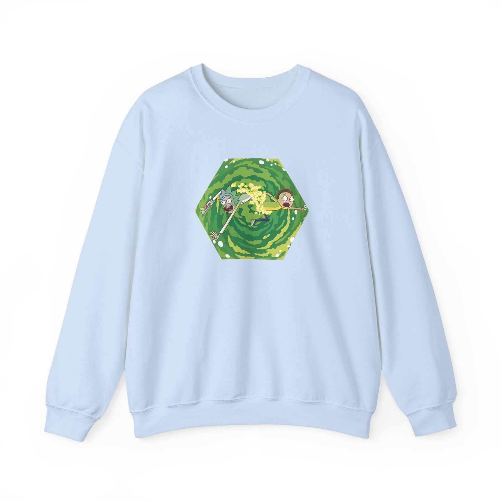 Rick and Morty Funny Anime Unisex Heavy Blend™ Crewneck Sweatshirt
