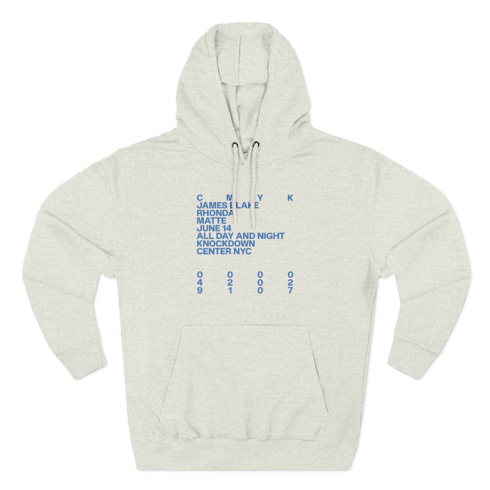 James Blake Cmyk Knockdownx Event Three-Panel Fleece Hoodie