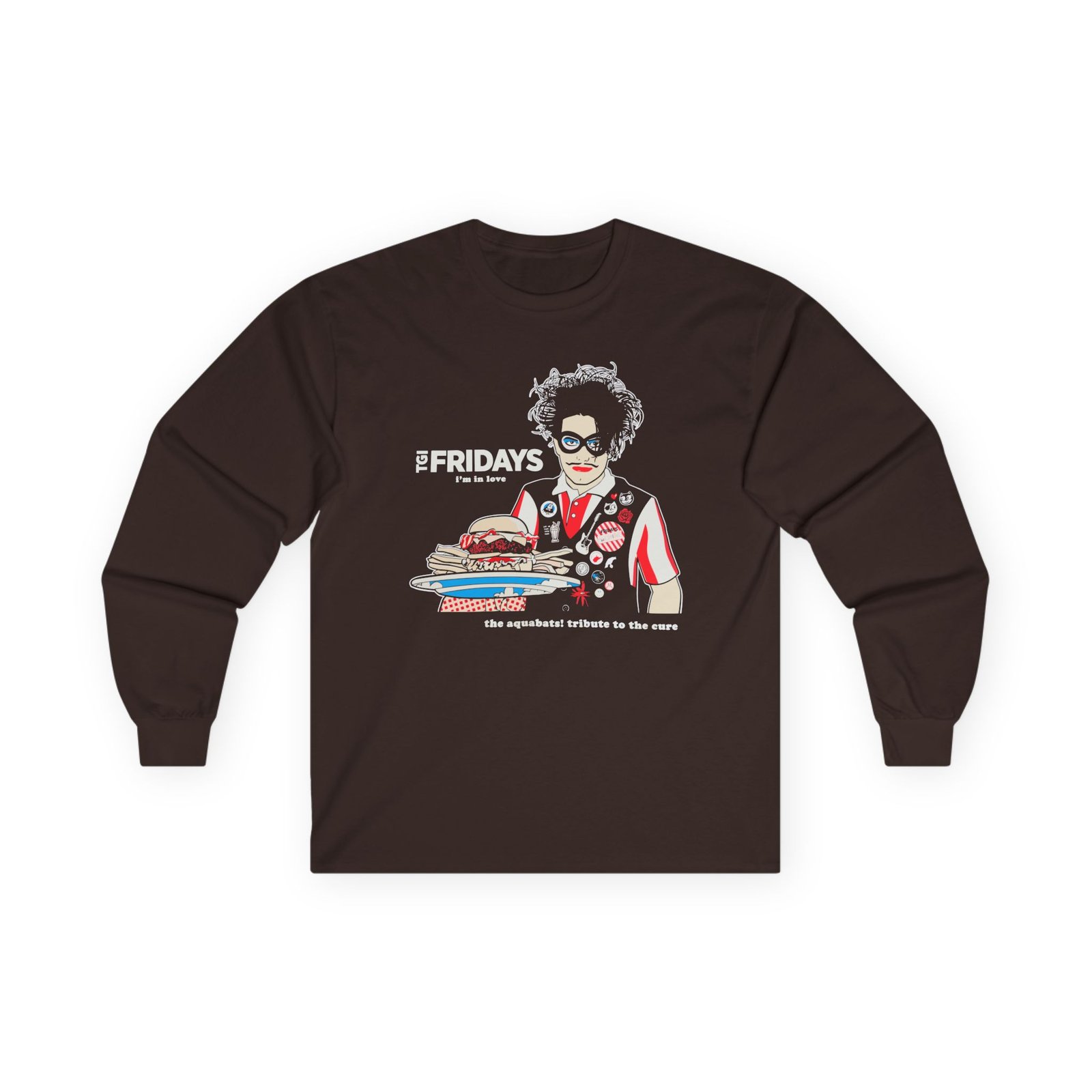 The Aquabats TGI Fridays I'm In Love Tribute To The Cure Unisex Ultra Cotton Long Sleeve Tee