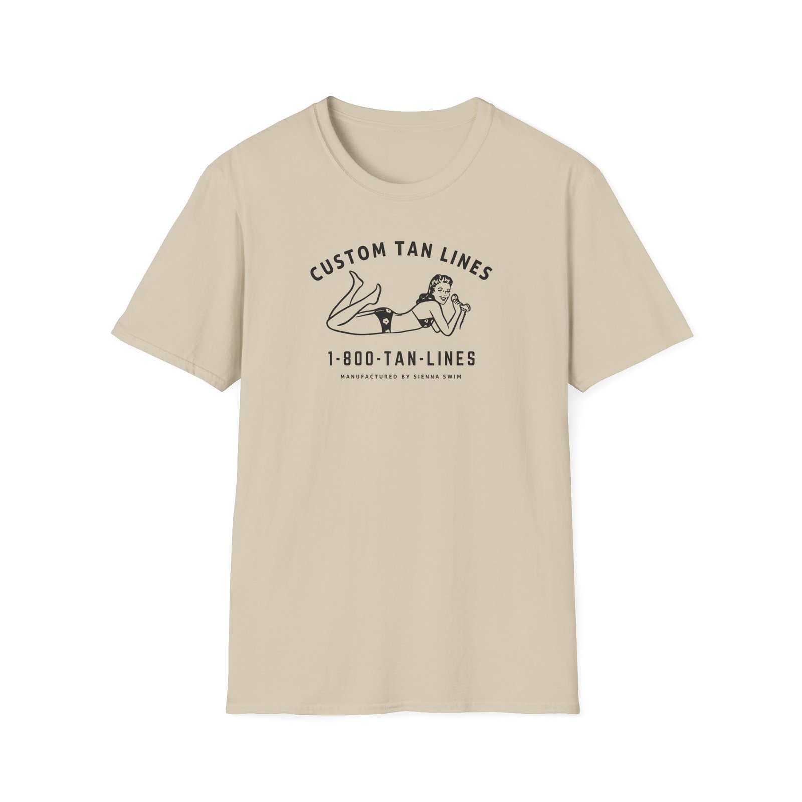 Sienna Mae Custom Tan Lines Unisex Softstyle T-Shirt