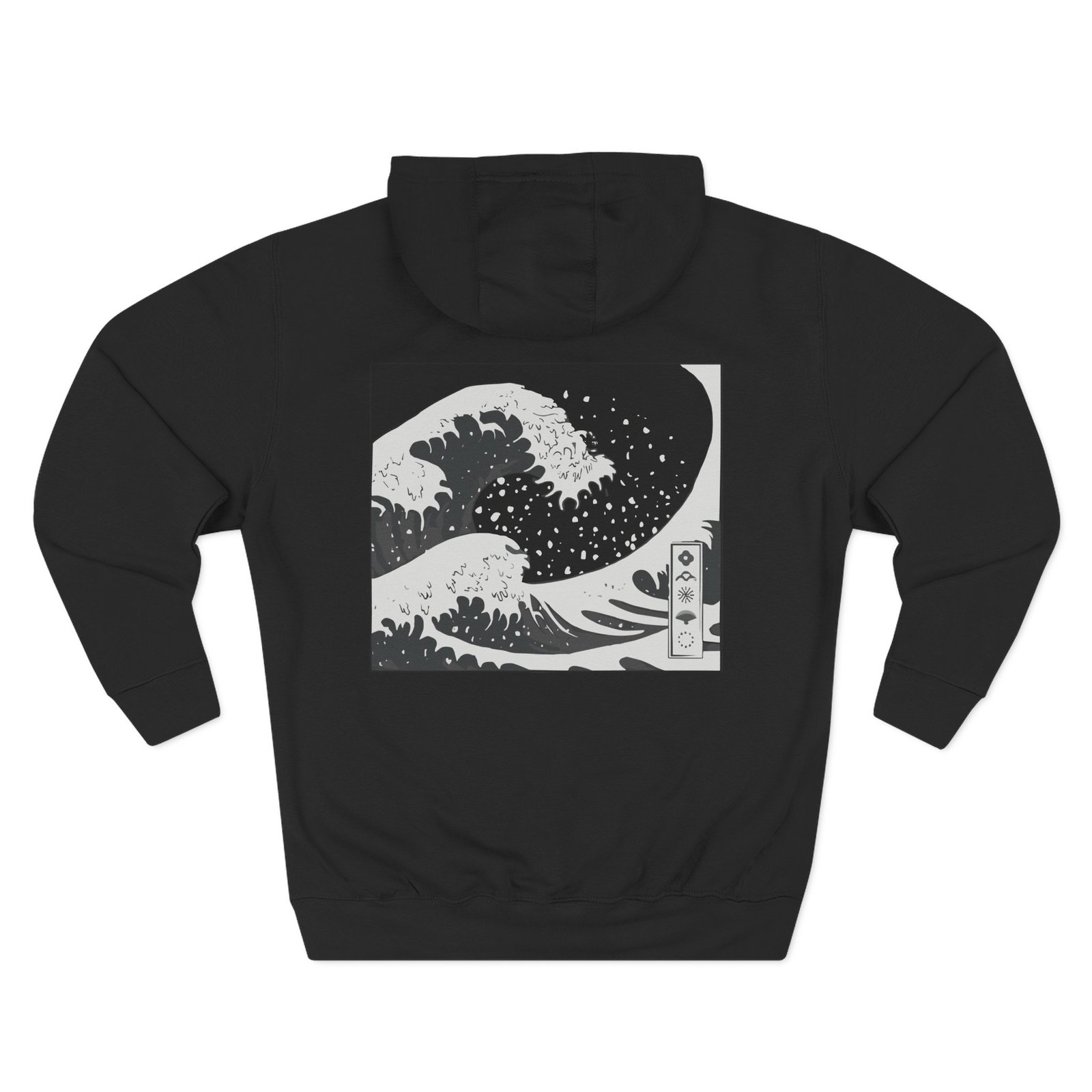 Kyedae Three-Panel Fleece Hoodie