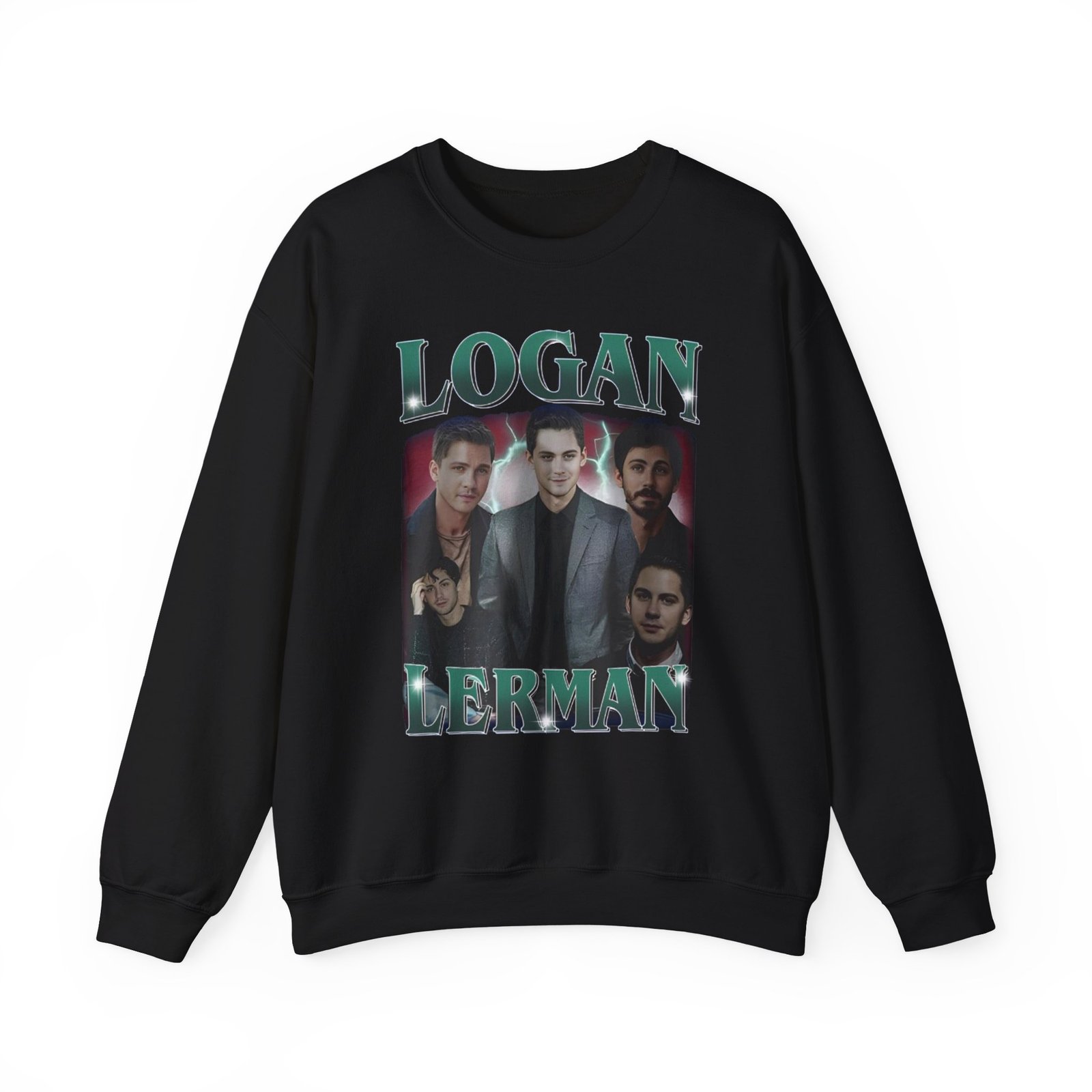 Logan Lerman Unisex Heavy Blend™ Crewneck Sweatshirt