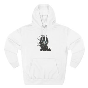 James Blake Playing Robots Into Heaven Robot Three-Panel Fleece Hoodie