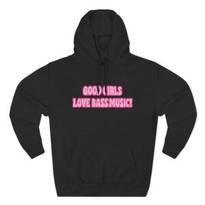 Leah Kateb Good Girls Love Bass Music Three-Panel Fleece Hoodie