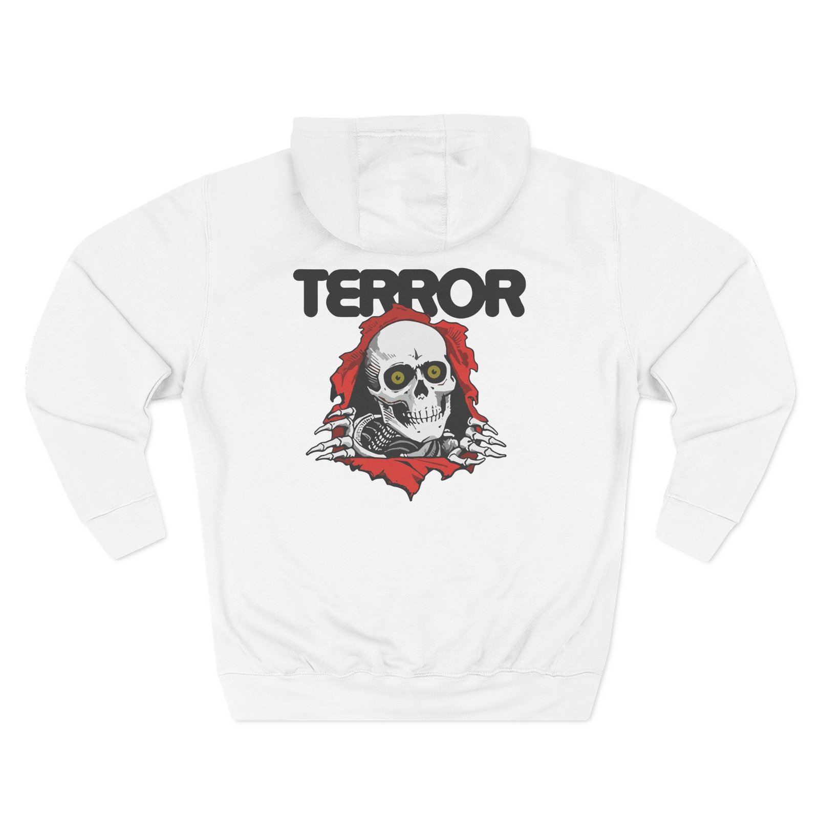Terror Skeleton Three-Panel Fleece Hoodie