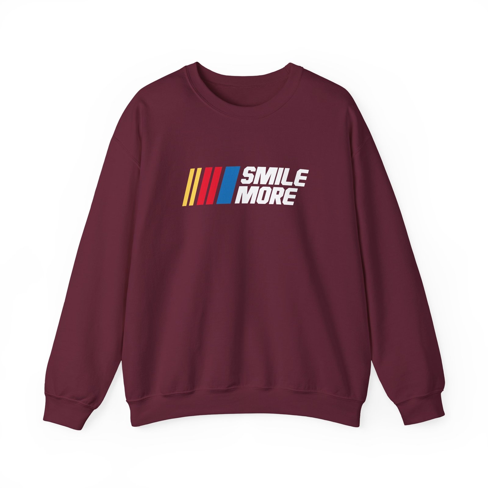 Roman Atwood Smile More Racing Unisex Heavy Blend Crewneck Sweatshirt