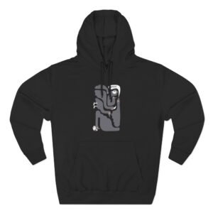 Onyx the Birds Three-Panel Fleece Hoodie