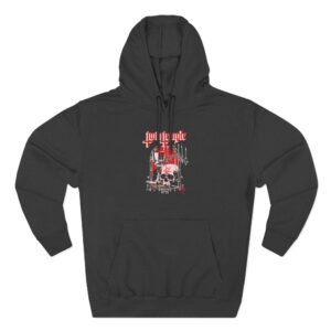 Twin Temple Altar Three-Panel Fleece Hoodie