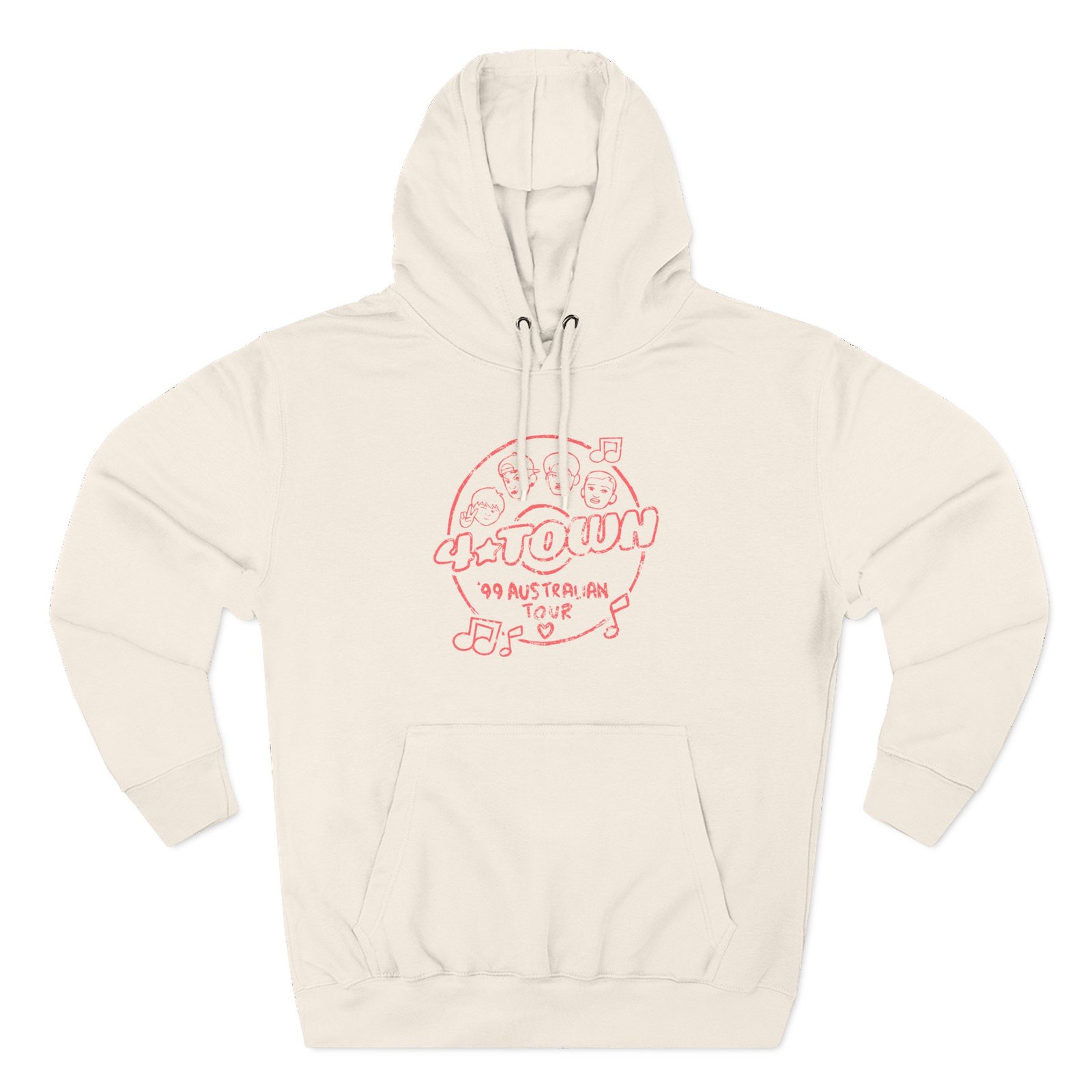 4town 99 Australian Tour Three-Panel Fleece Hoodie