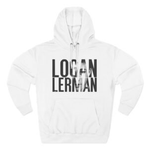 Logan Lerman Three-Panel Fleece Hoodie