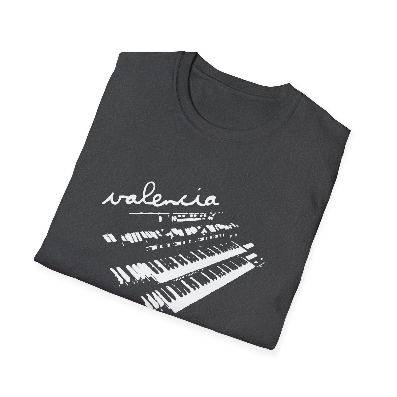 Valencia Piano Unisex Softstyle T-shirt