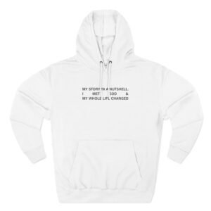 Lecrae I Met God Tan Three-Panel Fleece Hoodie