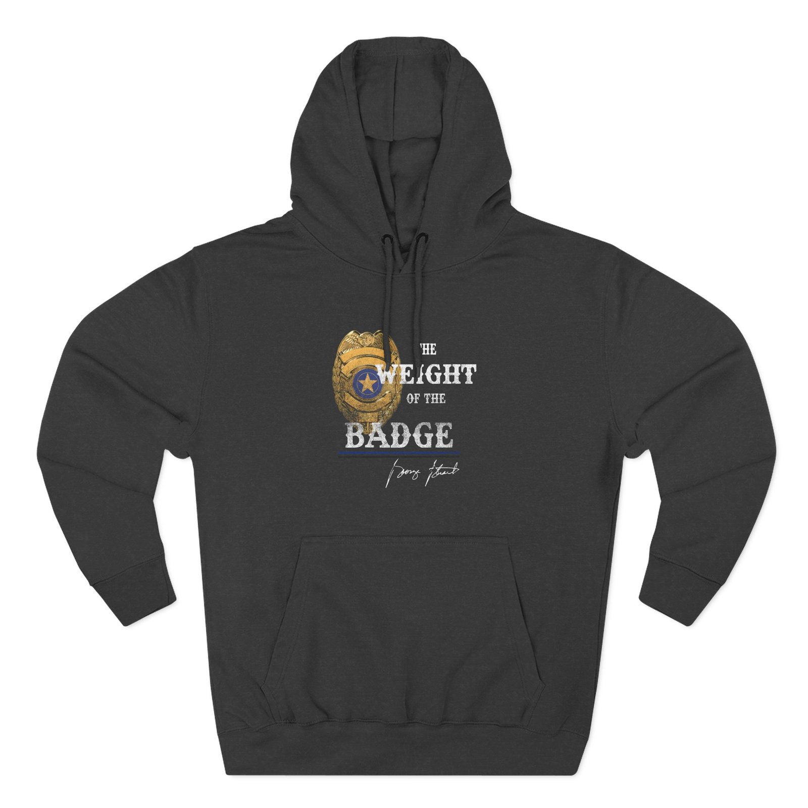 George Strait Gold Badge Three-Panel Fleece Hoodie