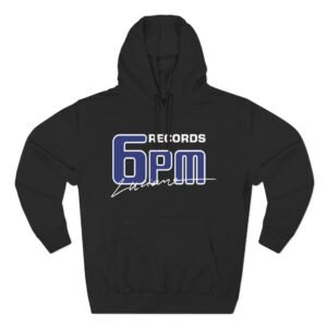 6pm Records Luciano Three-Panel Fleece Hoodie