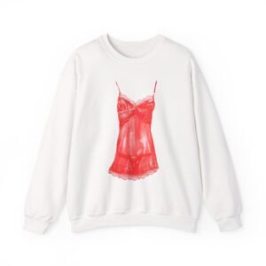 Short N' Sweet Red Lingerie Unisex Heavy Blend™ Crewneck Sweatshirt