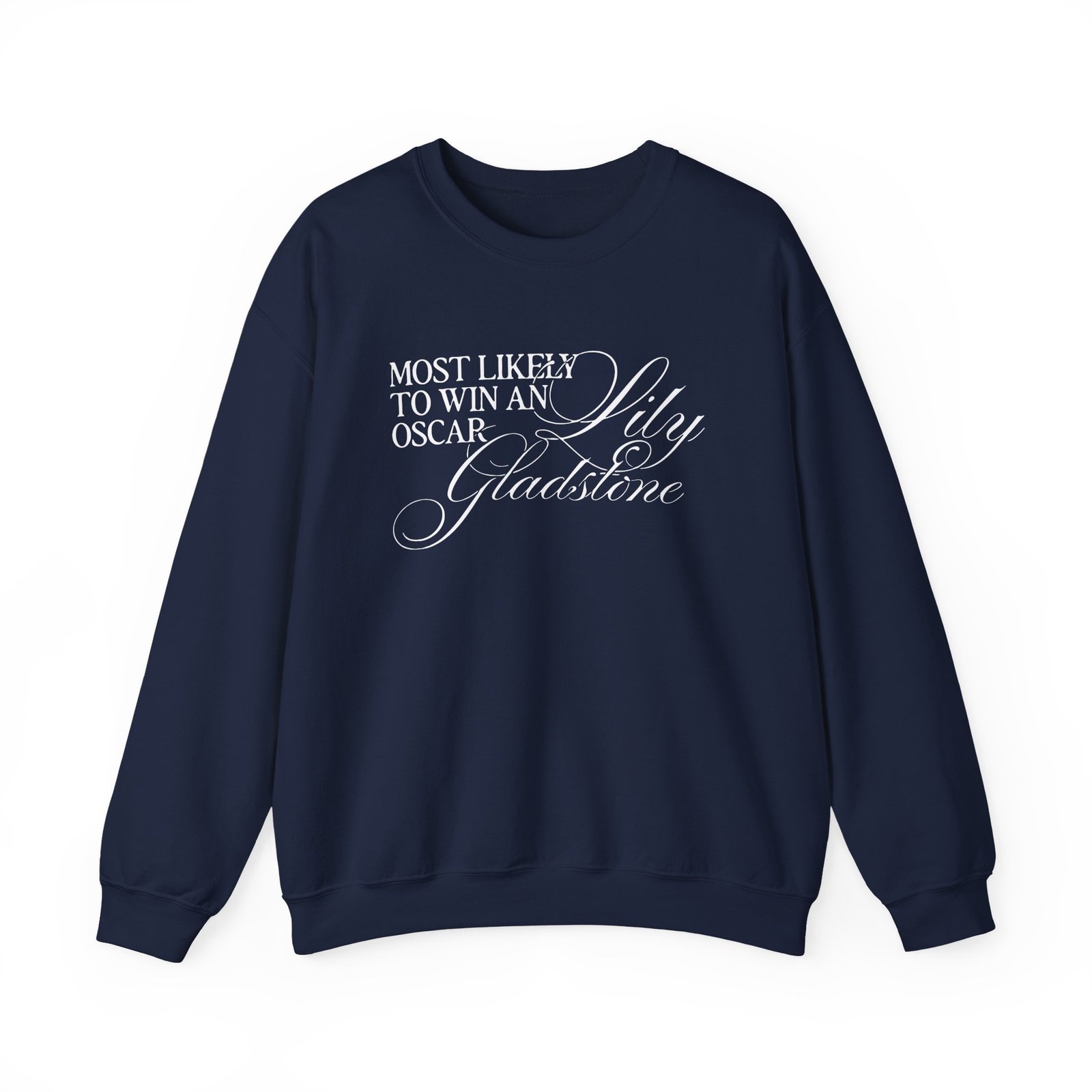 Lily Gladstone Most Likely to Win an Oscar Unisex Heavy Blend™ Crewneck Sweatshirt