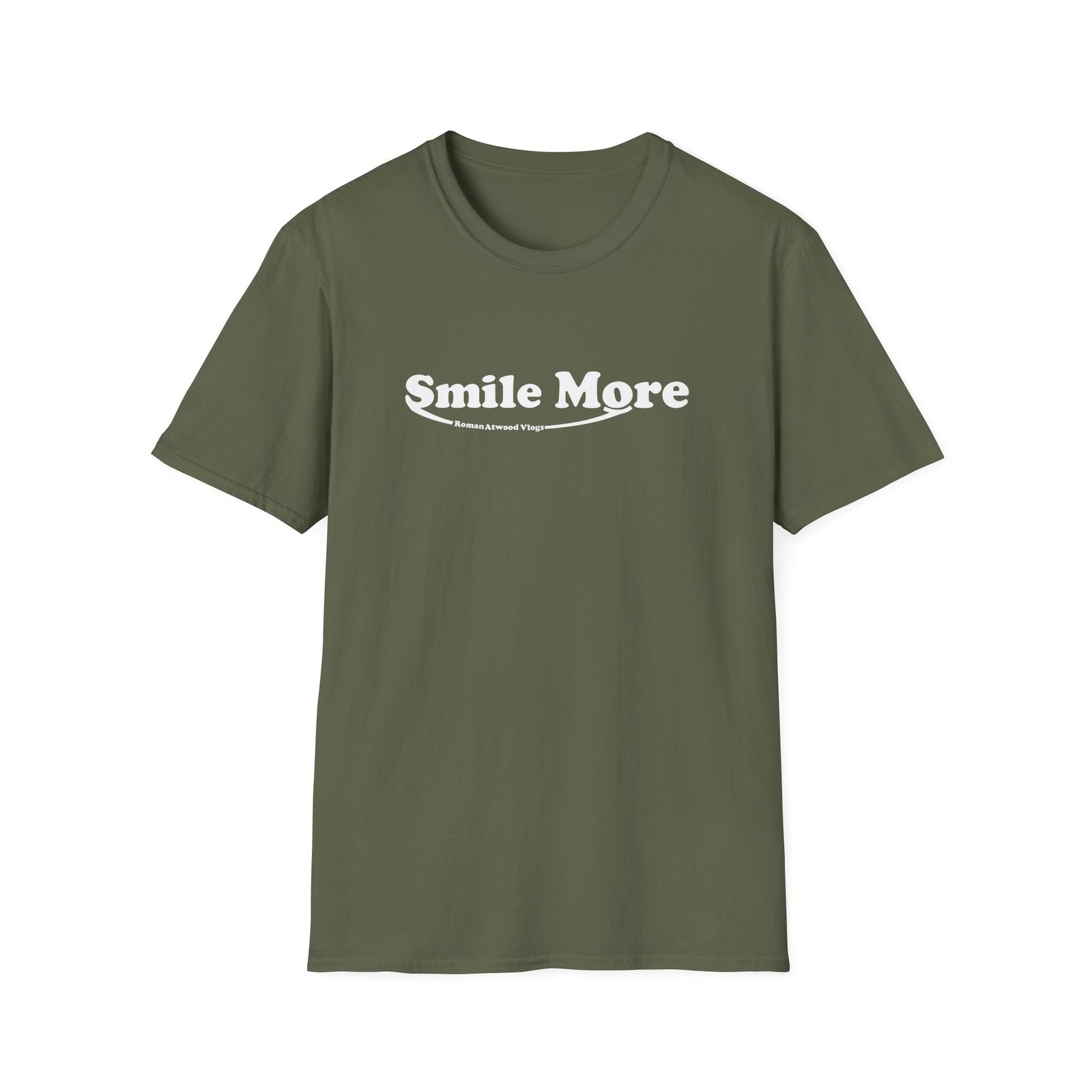 Roman Atwood Smile More Unisex Softstyle T-shirt