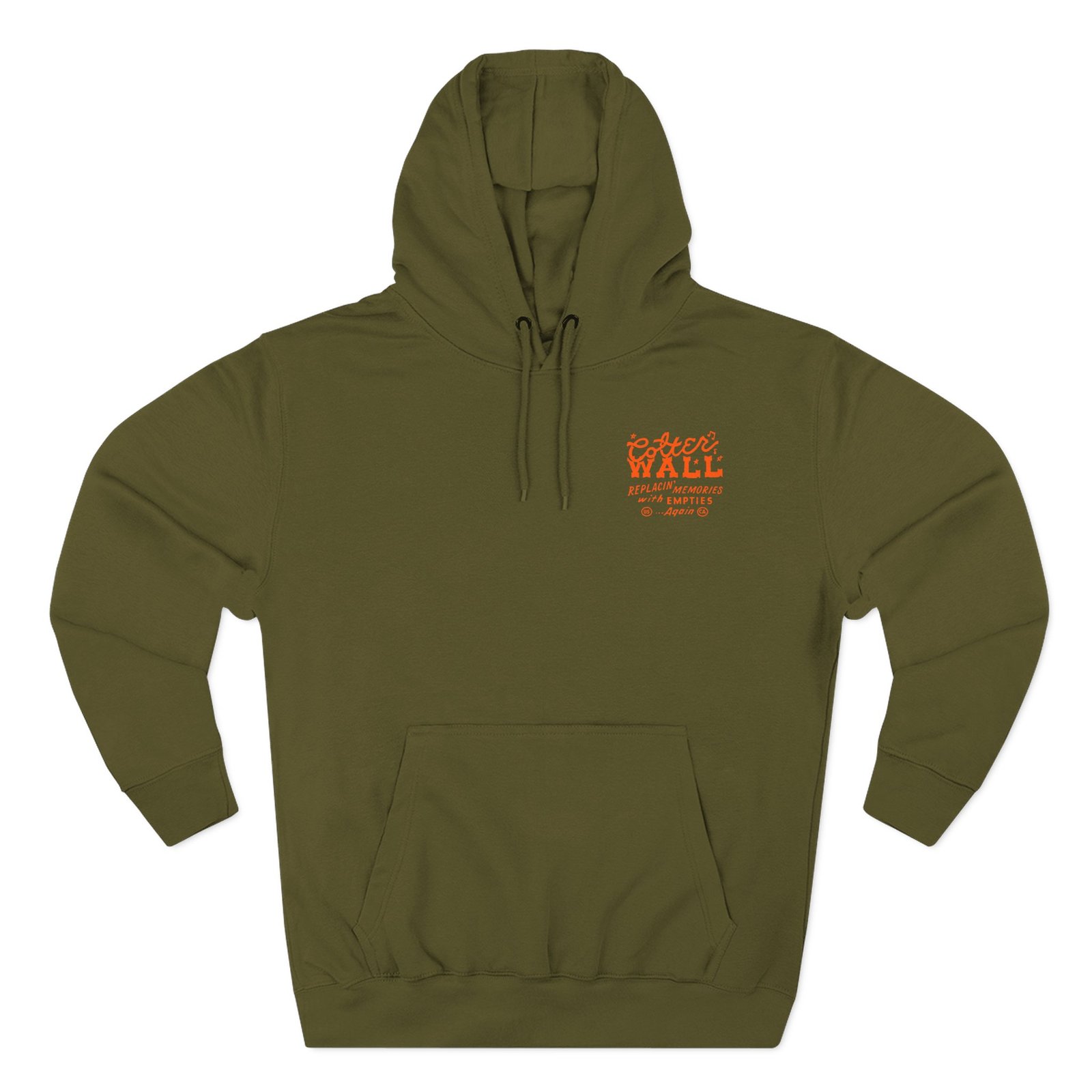 Colter Wall Memories and Empties Pocket Three-Panel Fleece Hoodie