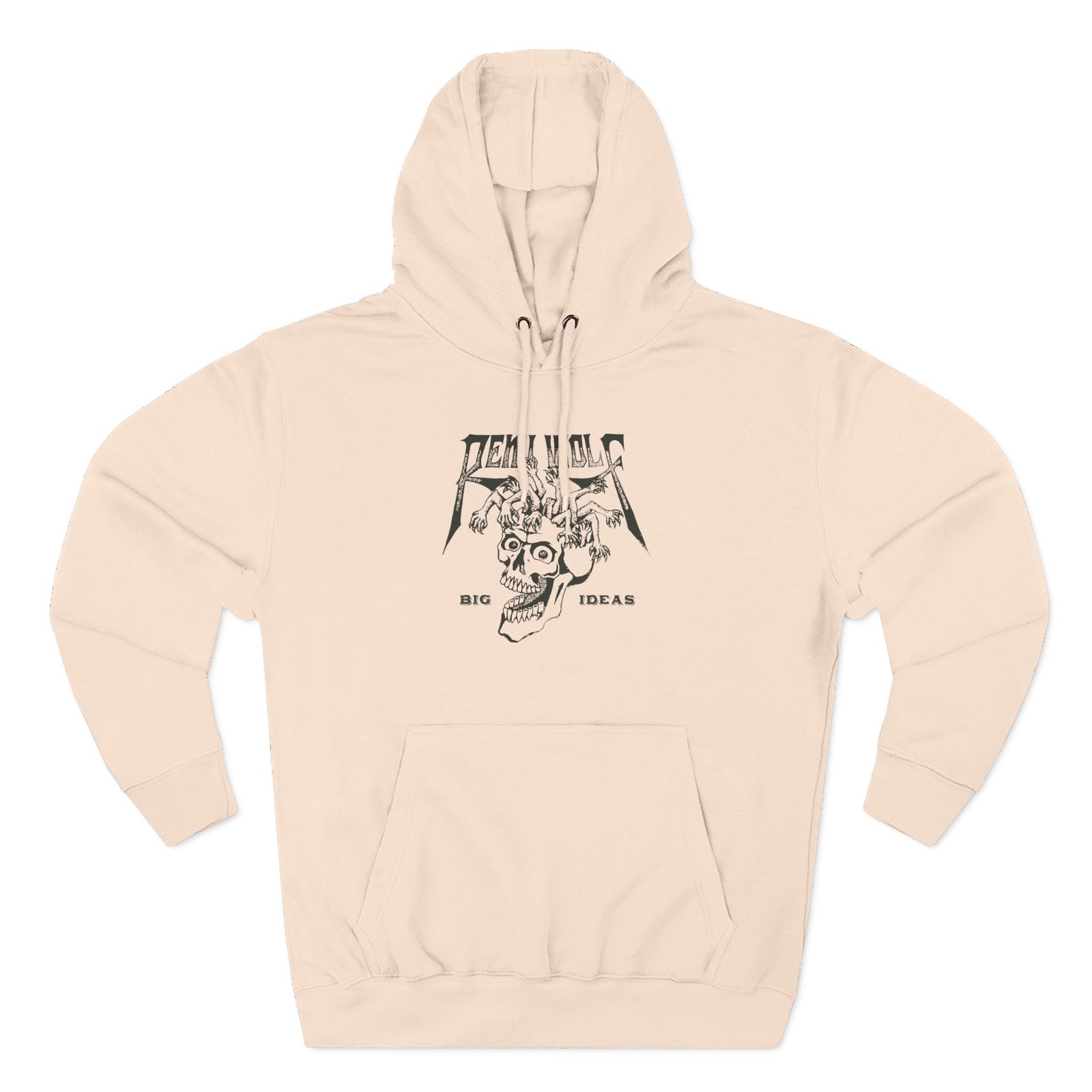Remi Wolf Skull Three-Panel Fleece Hoodie
